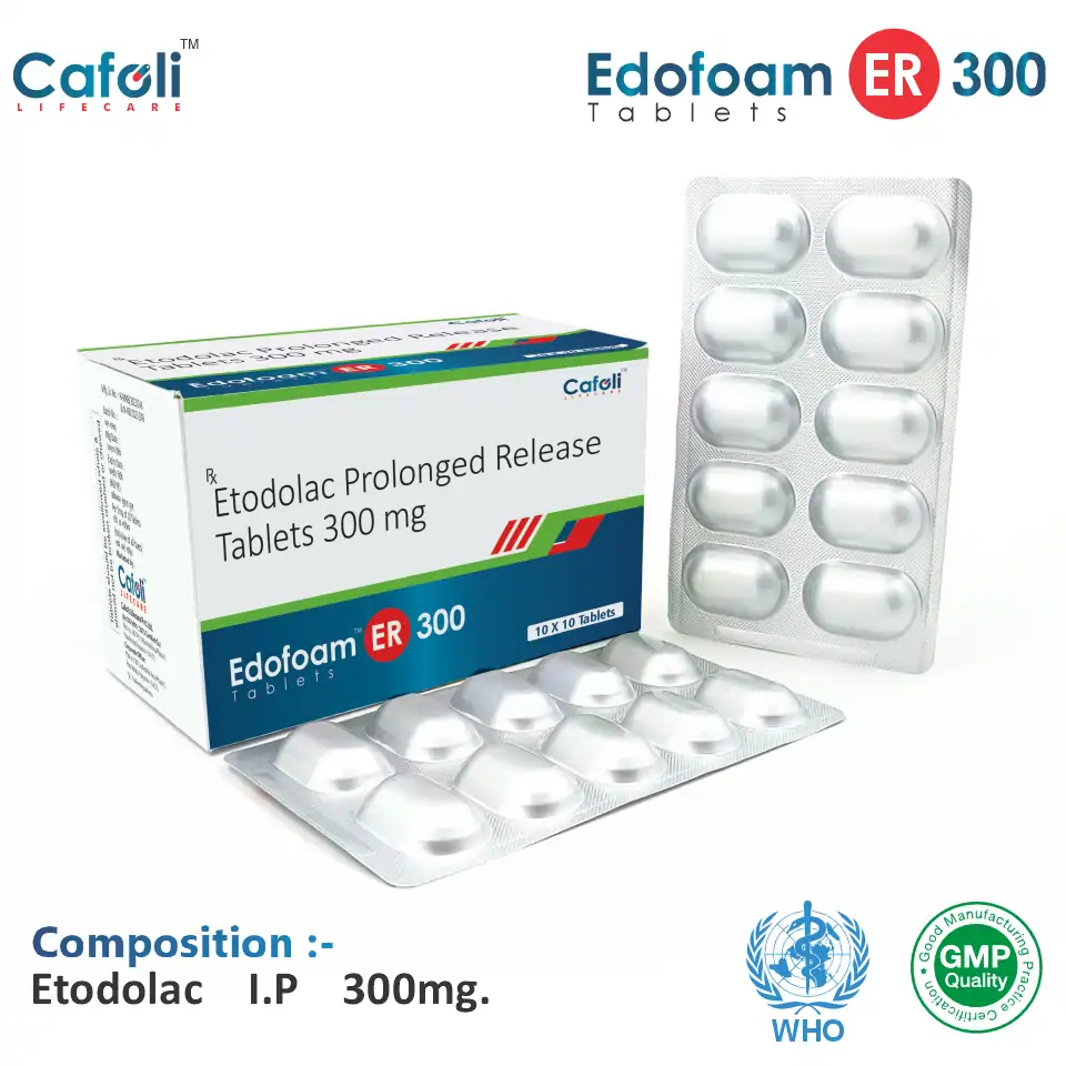 Etodolac 300mg Extended-Release Tablet Supplier India